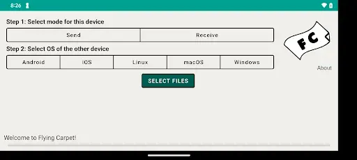 Скриншот 4 — Flying Carpet File Transfer