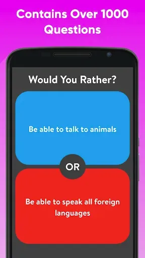 Скриншот 1 — Would You Rather Choose?