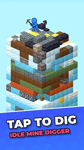Скриншот 1 — Idle mine digger: arcade game