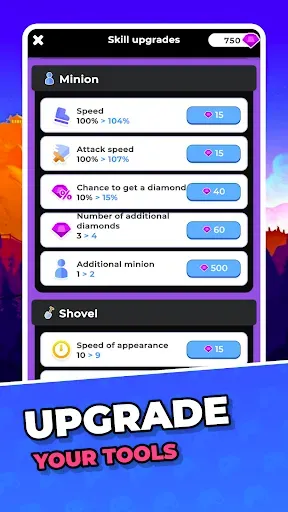 Скриншот 2 — Idle mine digger: arcade game