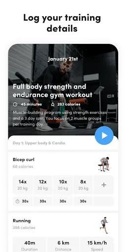 Скриншот 6 — Virtuagym «Фитнес» — дом и зал