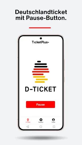 Скриншот 1 — Deutschlandticket App Ticket+