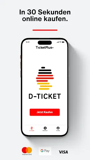 Скриншот 4 — Deutschlandticket App Ticket+