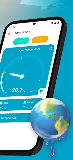 Скриншот 2 — Термометр для комнаты