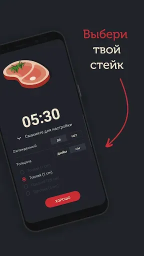 Скриншот 2 — Стейк таймер