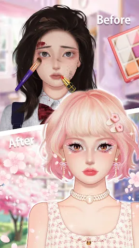 Скриншот 3 — ビューティーメイクアップ : メイクゲーム・美容ゲーム