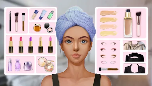 Скриншот 1 — DIY Makeup: Макияж Игрa