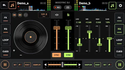 Скриншот 4 — DJ музыкальный микшер студия