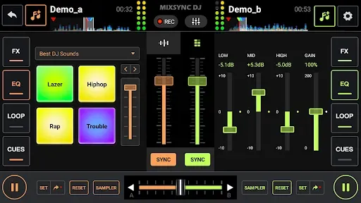 Скриншот 6 — DJ музыкальный микшер студия