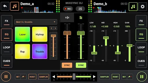 Скриншот 6 — DJ музыкальный микшер студия