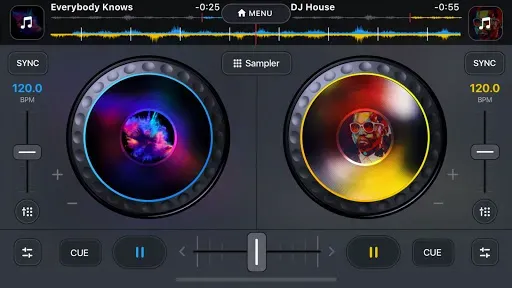 Скриншот 1 — Dj it! - музыкальный микшер