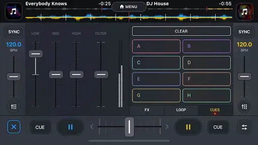 Скриншот 2 — Dj it! - музыкальный микшер