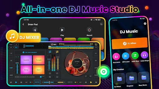 Скриншот 1 — DJ Микс Студия - DJ Музыка