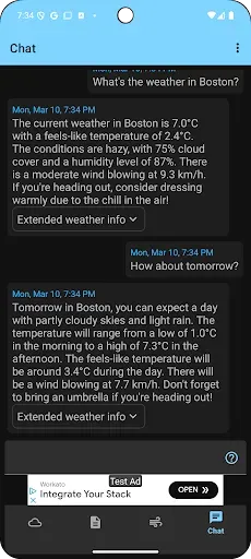 Скриншот 5 — Clock, Date and Weather Widget