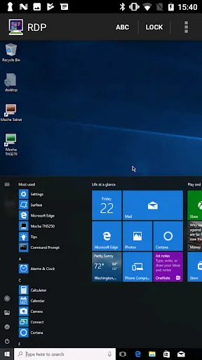 Скриншот 1 — Mocha RDP Lite