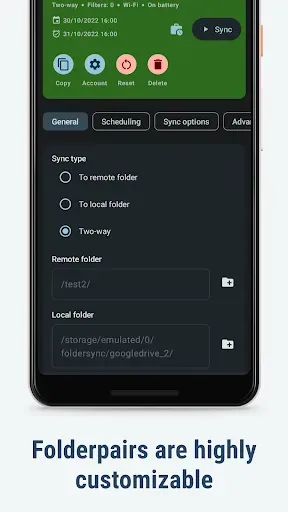 Скриншот 4 — FolderSync Pro