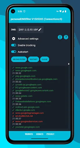 Скриншот 2 — personalDNSfilter