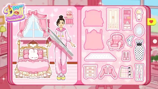 Скриншот 2 — Dress Up Doll:Sweet Paper Doll