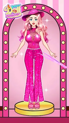 Скриншот 6 — Dress Up Doll:Sweet Paper Doll