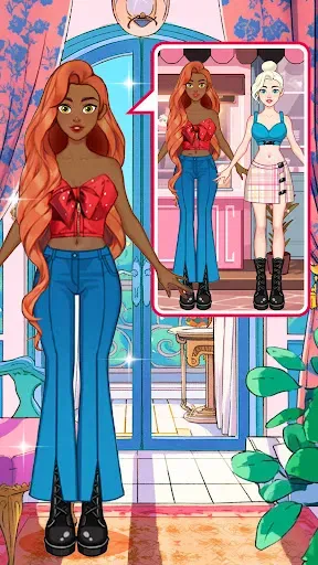 Скриншот 7 — Dress Up Doll:Sweet Paper Doll