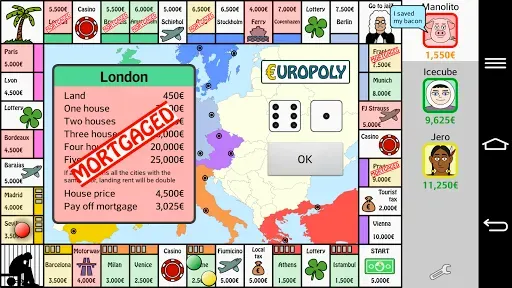 Скриншот 1 — Europoly