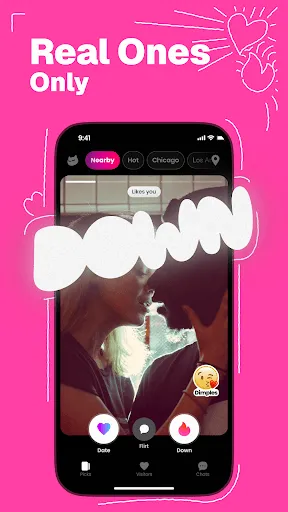 Скриншот 1 — DOWN: The Casual Dating App