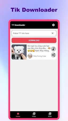 Скриншот 1 — TT Downloader - No Watermark