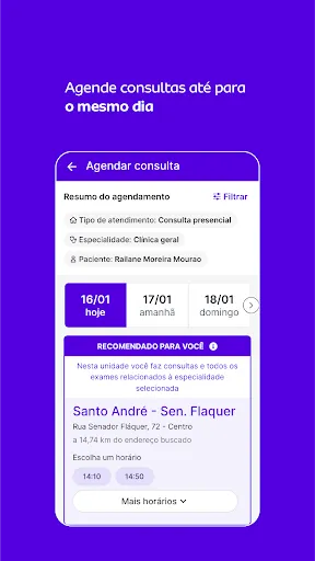 Скриншот 2 — dr.consulta consultas e exames