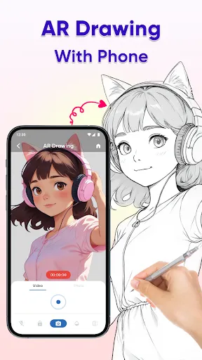Скриншот 1 — AR Draw: Sketch & Trace