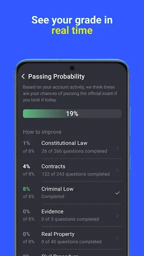 Скриншот 6 — Bar Prep Hero: Bar Exam & MBE