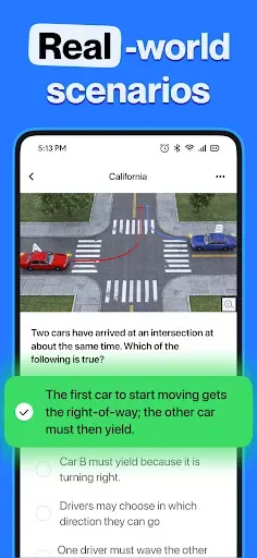 Скриншот 2 — DMV Permit Practice Test Genie