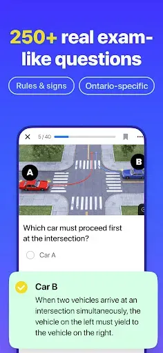 Скриншот 3 — Ontario G1 Practice Test Genie