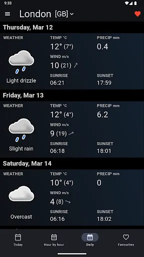 Скриншот 8 — Sol: Weather app