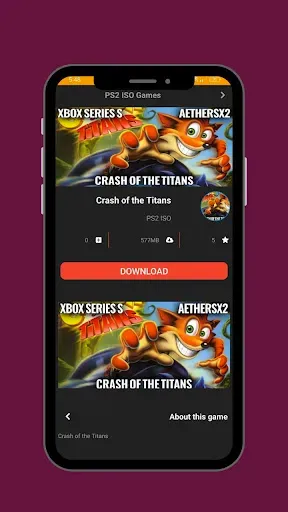 Скриншот 1 — PS2 ISO Games Emulator Store