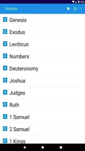 Скриншот 2 — Easy to read KJV Bible
