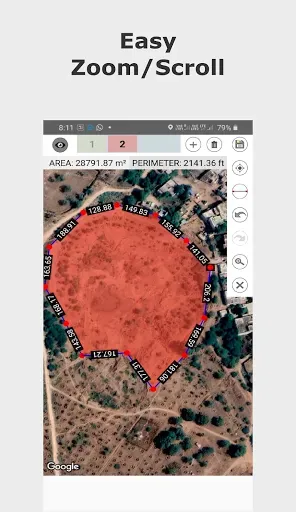 Скриншот 2 — Easy Area : Land Area Measure