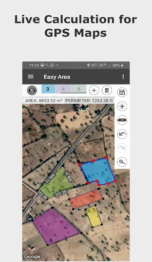 Скриншот 4 — Easy Area : Land Area Measure