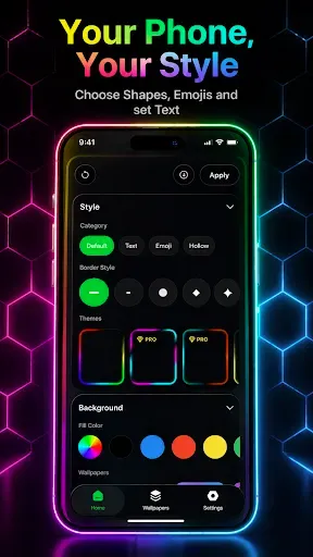 Скриншот 3 — Edge Light: LED Border & Glow