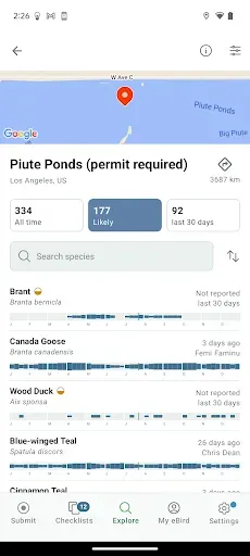 Скриншот 6 — eBird by Cornell Lab