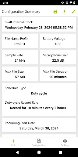 Скриншот 1 — SwiftOne Configuration Utility