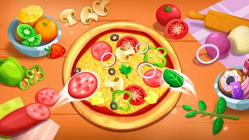 Скриншот 1 — Пицца: готовка и детские игры