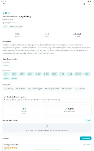 Скриншот 5 — MIT OpenGrades