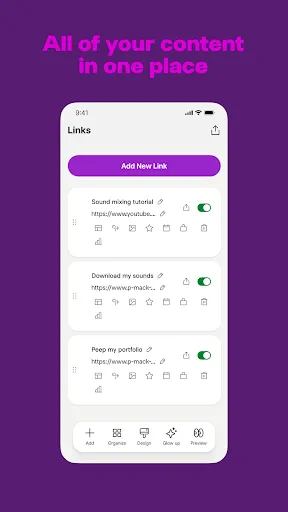 Скриншот 2 — Linktree: Link in bio creator