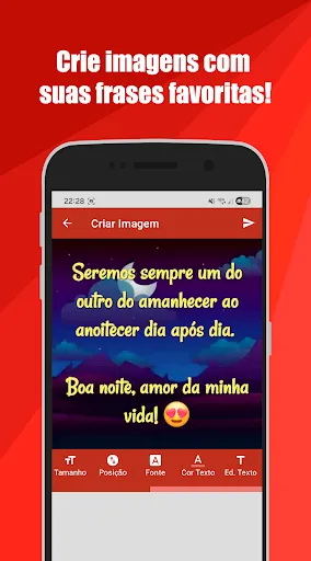 Скриншот 4 — Mensagens e Frases de Amor