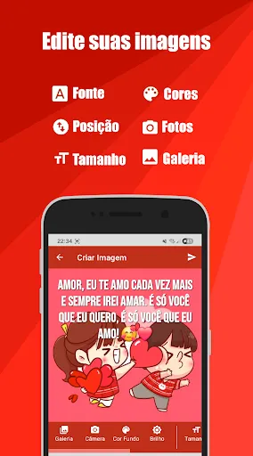 Скриншот 5 — Mensagens e Frases de Amor