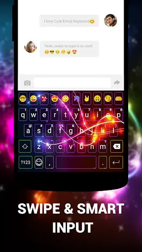 Скриншот 4 — Emoji Keyboard Cute Emoticons