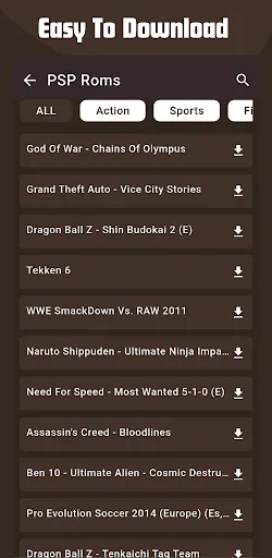 Скриншот 3 — All Emulator Games Download