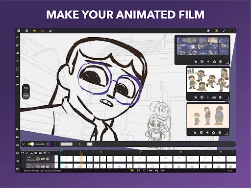 Скриншот 1 — Callipeg: 2D Animation App