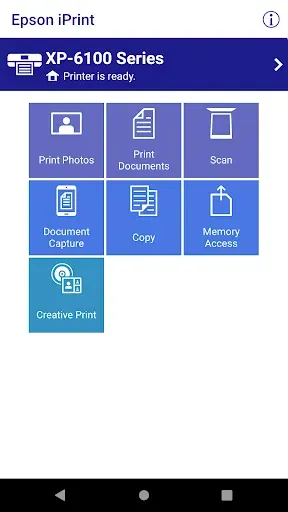 Скриншот 1 — Epson iPrint