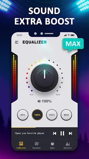 Скриншот 4 — Усилитель басов - Equalizer